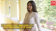 Sonam Bajwa's Minimalist Anarkali Steals Spotlight at Border 2 Event