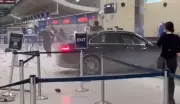Speeding Mercedes Crashes into Detroit Airport Terminal, Six Injured, Driver Detained