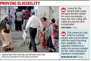 Supreme Court Eases Voter Verification Process in Kolkata, Extends Deadline
