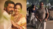 Suriya & Jyothika Spotted at Mumbai Airport with Kids, Praise 'Dhurandhar'