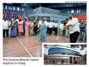 Swarna Bharati Indoor Stadium Reopens in Vizag After Rs 16.9 Crore Smart City Revamp