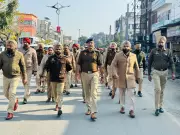 Tarn Taran Police Intensify Security with Flag Marches Ahead of Republic Day