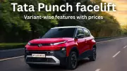 Tata Punch Facelift Launched in India: Prices Start at Rs 5.59 Lakh