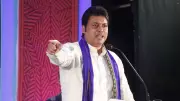 TMC-BJP Supporters Clash in Kolkata After Biplab Deb Event, Stage Set Ablaze