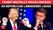 Trump Mocks Macron, Boasts of Forcing Higher Drug Prices in GOP Speech