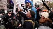 Trump-Pardoned Rioter's Minneapolis ICE Rally Drowned by Counter-Protesters
