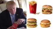 Trump's 1,800-Calorie McDonald's Order Goes Viral Amid Health Claims