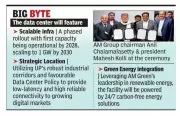 UP Govt Signs Historic $25 Billion MoU with AM Green for AI Data Centre in Greater Noida