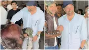 Varun Dhawan Touches Sunny Deol's Feet at Border 2 Screening in Mumbai