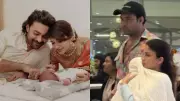 Varun Tej, Lavanya Tripathi Return to Hyderabad with Baby Vaayuv After New Year