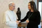 Venezuela's Machado Meets Pope Francis, Seeks Vatican's Backing for Democratic Shift