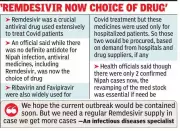West Bengal Health Department Procures Remdesivir Stock for Nipah Virus Preparedness