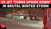 Winter Storm Chaos: US Jet Crash, 13,000+ Flights Cancelled, 11 Dead