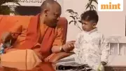 Yogi Adityanath Fulfills Toddler's Wish, Hands Chips at Gorakhpur Temple Festival