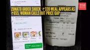 Zomato User Shocked: ₹320 Order Shows as ₹655, Sparks Price Gouging Debate