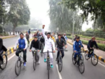 59th Fit India Sunday: Nationwide Cycling Event Unites Citizens from Delhi to Guwahati
