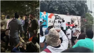ABVP Activists Vandalize Azim Premji University Campus, Attack Students Over Kashmir Talk