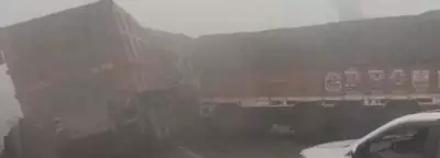 Dense Fog Triggers 13-Vehicle Pile-Up on Agra-Lucknow Expressway, 13 Injured