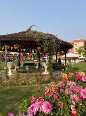 Golden Hues and Floral Views: Inside the Strawberry Fields Garden Party in New Chandigarh