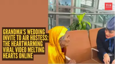 Grandma's Heartwarming Invitation to Air Hostess Goes Viral on Instagram