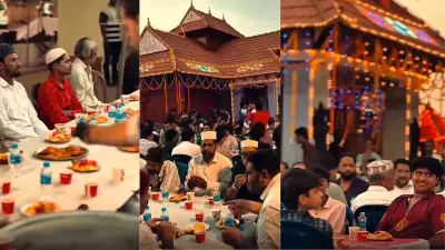 Kerala Temple Hosts Community Iftar in Courtyard During Ramadan 2026