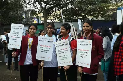 Kolkata Walkathon 2026 Raises Awareness on Thalassaemia and Cervical Cancer
