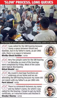 Kolkata's SIR Hearings Extended, Voters Rush to Correct Electoral Records