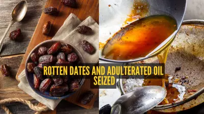 Massive Food Adulteration Raid in Kanpur: 10,000 kg Rotten Dates, 13,972 Liters Oil Seized
