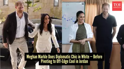 Meghan Markle's Diplomatic Fashion in Jordan: From Power Suit to Casual Chic