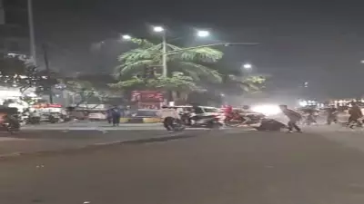 Navi Mumbai Police Attacked During Drug Raid, Officer Injured in Viral Footage