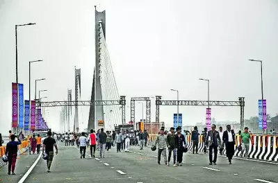 New Guwahati Bridge Becomes Social Hub, Vehicular Traffic Starts in March