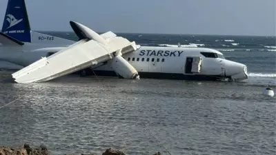 Passenger Plane Skids Off Runway in Somalia, Lands on Beach; All 55 Safe