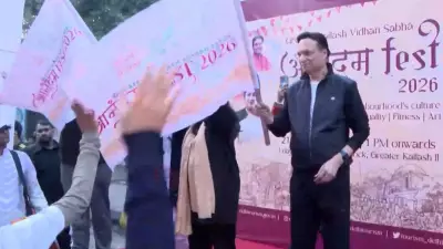 Rajat Sharma Flags Off Marathon at Anandam Fest, Promotes Fitness and Well-being