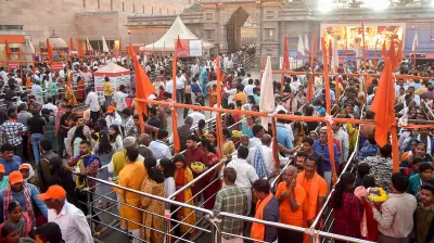 Sacred Offerings from 62 Global Temples Arrive at Kashi Vishwanath Dham