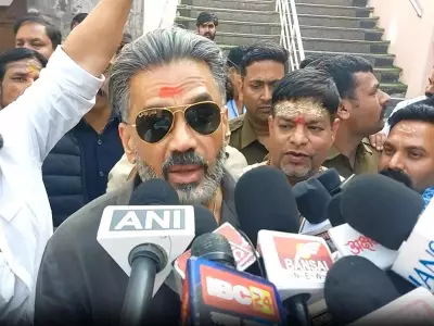 Suniel Shetty Visits Mahakaleshwar Temple Again, Thanks Lord Mahakal for Border 2 Success