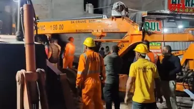 Three-Storey Building Collapse in Kota Claims Two Lives, Many Feared Trapped