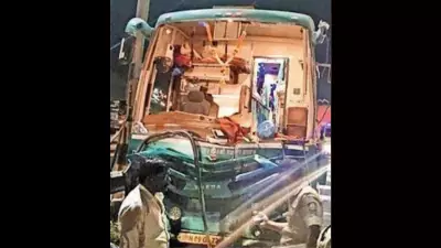 Truck Crash Kills Driver, Injures Six on Pune-Mumbai Highway Near Katraj Tunnel
