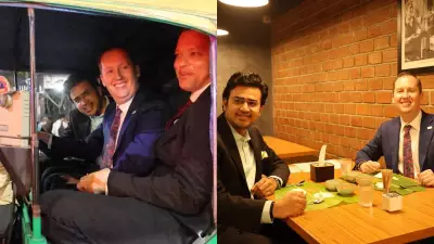 US Ambassador's Auto Ride & Dosa Night in Bengaluru with Tejasvi Surya
