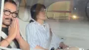Aamir Khan and Gauri Spratt Visit Salim Khan at Lilavati Hospital