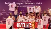 AI Summit Erupts in Chaos as Congress Protesters Go Shirtless, BJP Slams Opposition