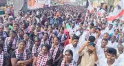 AIADMK Stages State-Wide Protest Defending Union Government's Rural Employment Scheme