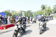 Army Corps of Signals Motorcycle Rally Honors 116th Raising Day at Chandimandir