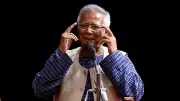 Bangladesh's Outgoing Chief Advisor Muhammad Yunus Bids Farewell to Staff and Army Chief