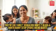 Bengaluru Mother's ₹46,000 Monthly Nanny Setup Sparks Parenting Debate