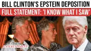 Bill Clinton Breaks Silence After Epstein Deposition: Denies Wrongdoing
