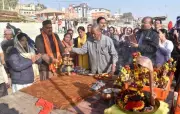BJP Leader Performs Rudrabhishek, Lauds Yogi's Daraganj Heritage Proposal