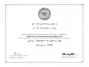 BPTP Capital City Achieves WELL Core Platinum Certification for Wellness Workspaces
