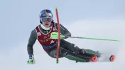 Brazil's Lucas Pinheiro Braathen Leads Olympic Giant Slalom, Eyes Historic Medal