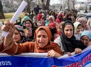 Casual Staff and Daily Wagers in Srinagar March for Job Regularisation