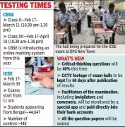 CBSE & CISCE Board Exams Begin with New Online Checking & Critical Thinking Focus